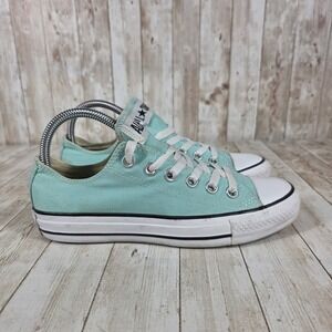 Converse All Star Low Top Canvas‎ Sneakers Casual Shoes Turquoise Women's 7